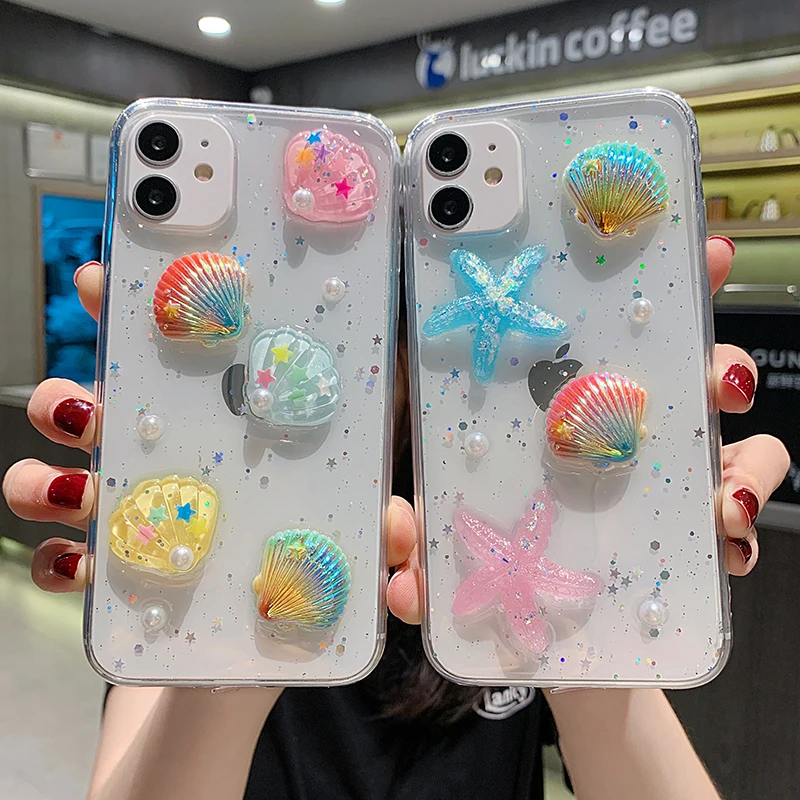 3D Блестящий чехол для Huawei P40 P30 Lite P20 Pro P10 Honor 9X 20S 7X 9 P Smart Z Y9 Prime 2019 телефона с