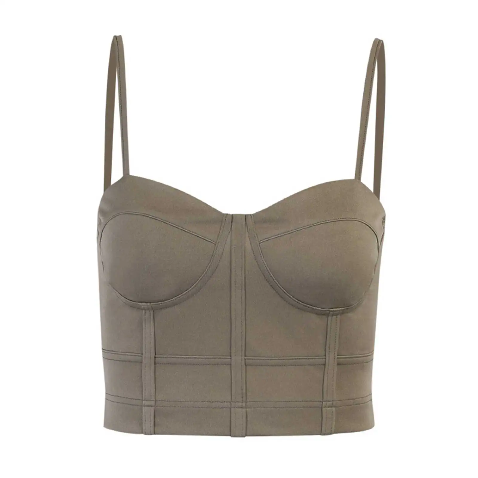 Hirigin 2021 Autumn Women's Summer Spaghetti Strap Solid Color Push Up Bustier Tops Sexy Corset Crop Tops Streetwear
Hirigin 2021 Autumn Women's Summer Spaghetti Strap Solid Color Push Up Bustier Tops Sexy Corset Crop Tops Streetwear