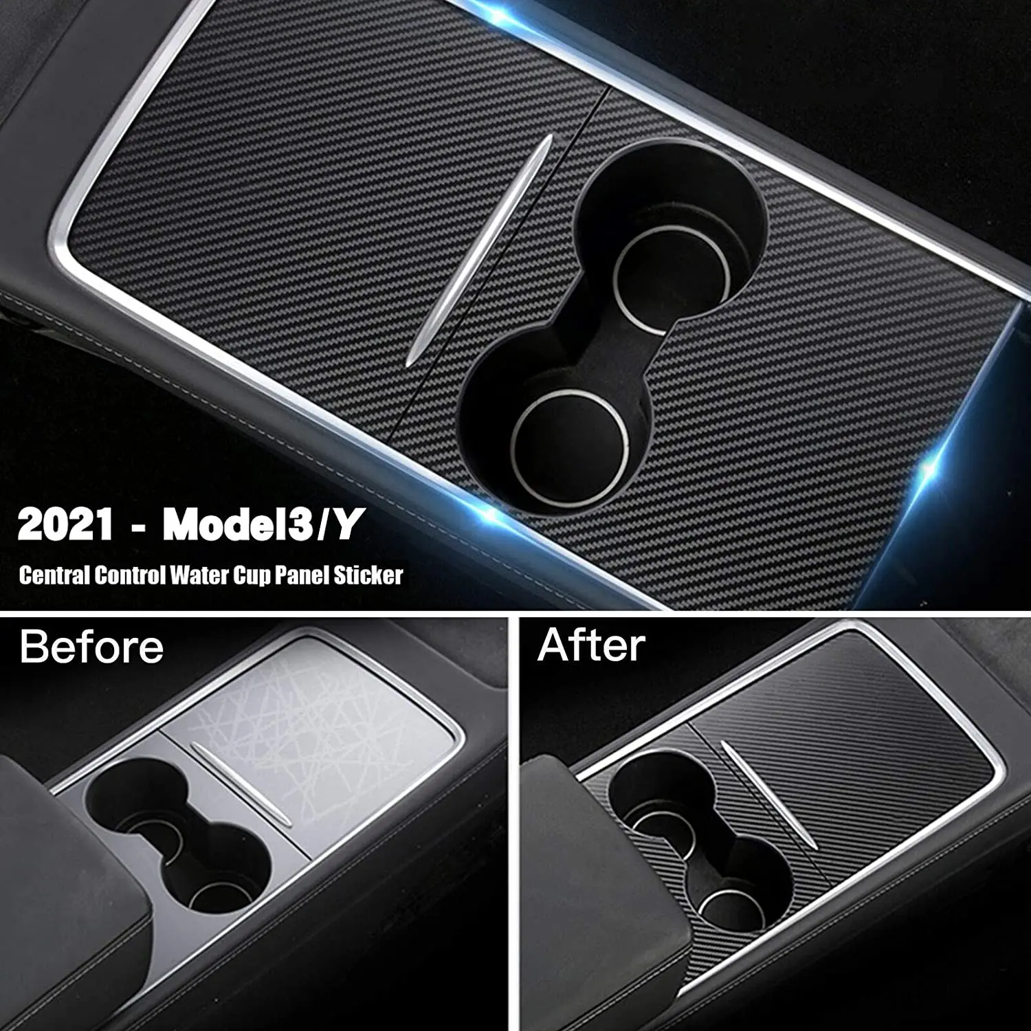 2Pcs Car Center Control Panel Protective Patch For Tesla Model 3 Y 2021 Carbon Fibre Car Sticker Interior Accessories
2Pcs Car Center Control Panel Protective Patch For Tesla Model 3 Y 2021 Carbon Fibre Car Sticker Interior Accessories