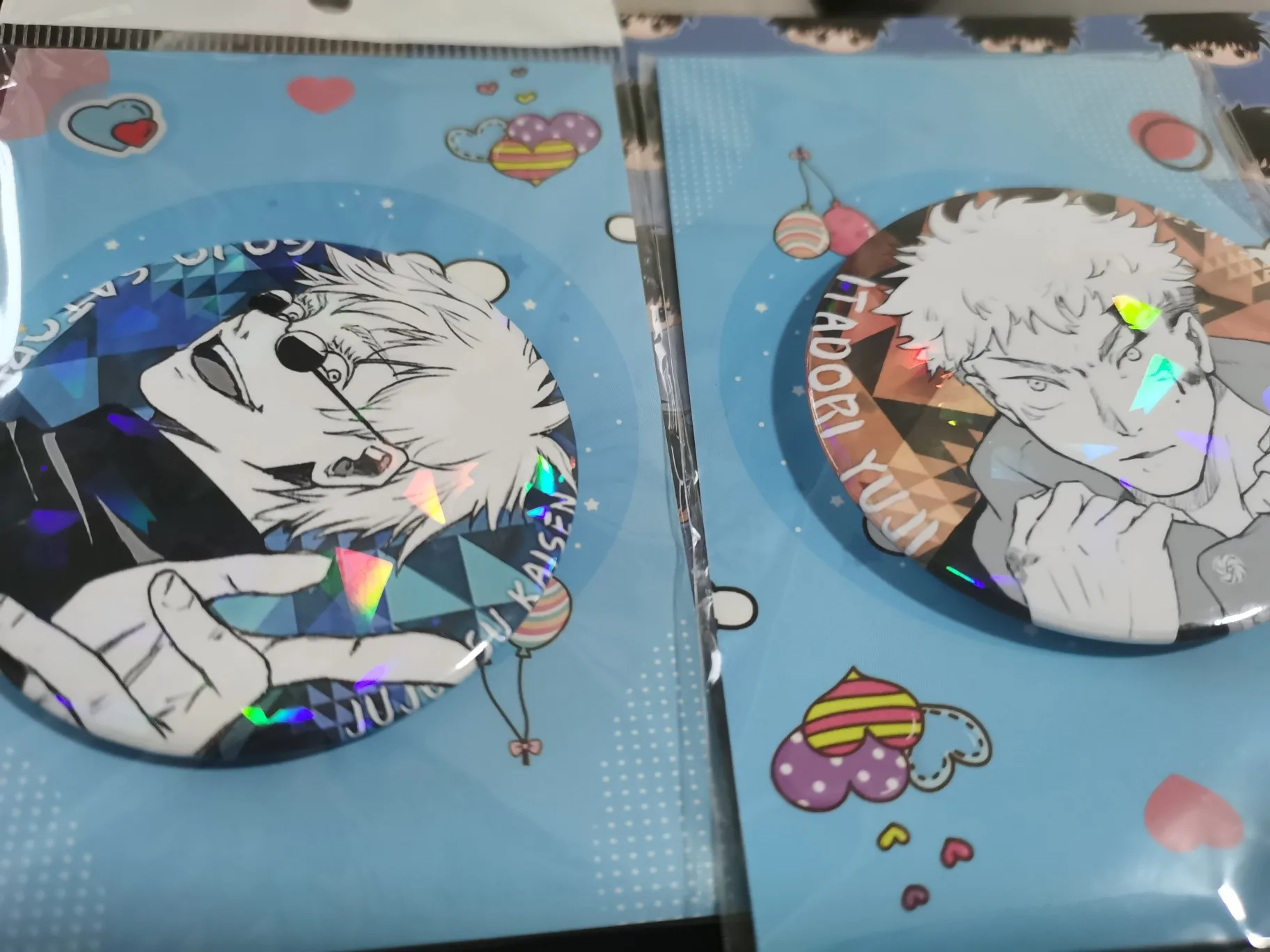 Anime Jujutsu Kaisen Gojo Satoru Kugisaki Nobara Itadori Yuji Laser Cosplay Badge Medal Tinplate Brooch Pins Toy Souvenir
Anime Jujutsu Kaisen Gojo Satoru Kugisaki Nobara Itadori Yuji Laser Cosplay Badge Medal Tinplate Brooch Pins Toy Souvenir