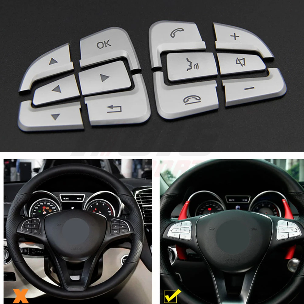 12 шт., накладки на руль Mercedes Benz A B C CLA GLA CLS GLE GLS GLC Class 2015-2017
12 шт., накладки на руль Mercedes Benz A B C CLA GLA CLS GLE GLS GLC Class 2015-2017