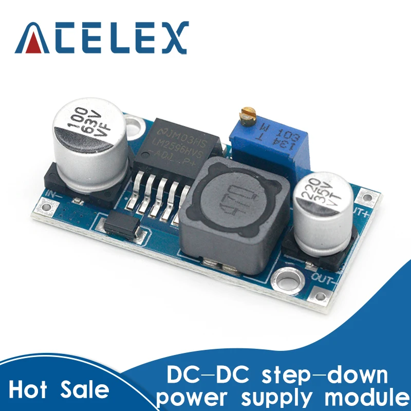 LM2596HVS LM2596 HV LM2596HV DC Регулируемый Модуль ldo понижающего преобразователя Мощность 4 5