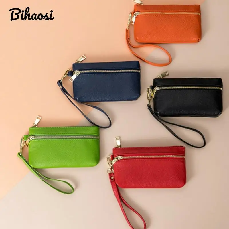 Leather Bag Grab Bag Portable Mini Bag Coin Purse Lady's Purse Wallet Women Wristlet Real Leather Wallet Money Clip Wholesale
Leather Bag Grab Bag Portable Mini Bag Coin Purse Lady's Purse Wallet Women Wristlet Real Leather Wallet Money Clip Wholesale