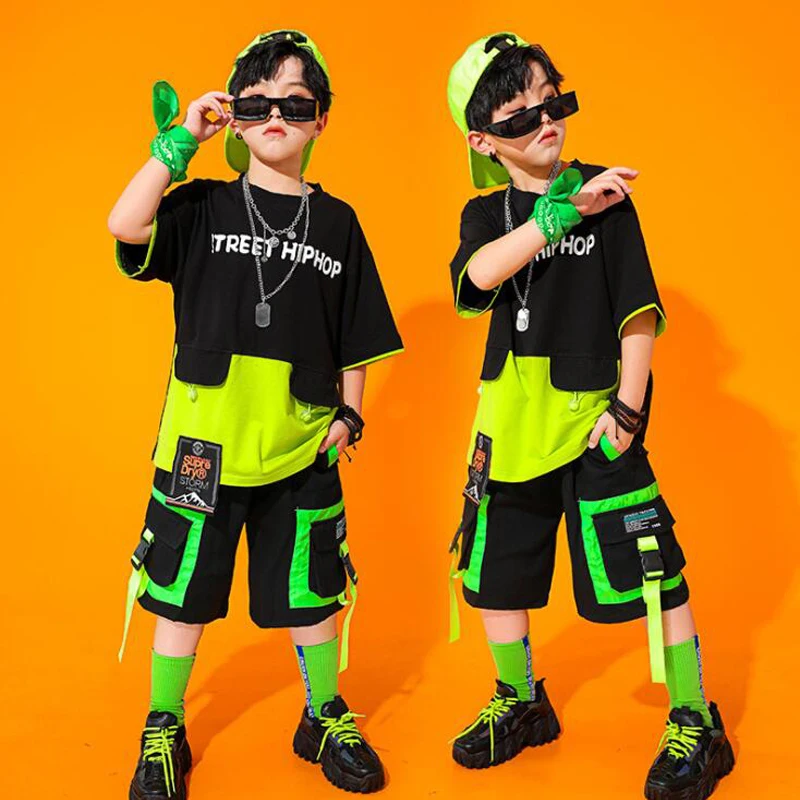 Kids Cool Hip Hop Clothing Streetwear Tshirt Tops Tactical Cargo Shorts For Girls Boys Jazz Dance Costume Clothes Stage Wear
Kids Cool Hip Hop Clothing Streetwear Tshirt Tops Tactical Cargo Shorts For Girls Boys Jazz Dance Costume Clothes Stage Wear