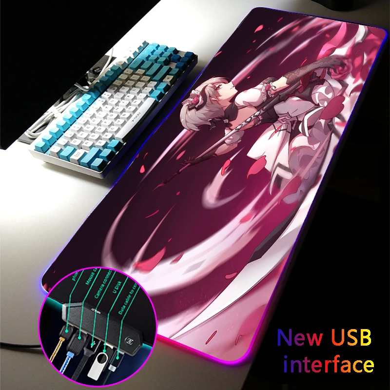 Коврик для мыши Honkai Impact, 40*90 см, RGB, интерфейс Type-C, четыре USB-порта, стыковочные коврики, коврики, большой коврик для мыши с несколькими интерфе... 
Коврик для мыши Honkai Impact, 40*90 см, RGB, интерфейс Type-C, четыре USB-порта, стыковочные коврики, коврики, большой коврик для мыши с несколькими интерфе...