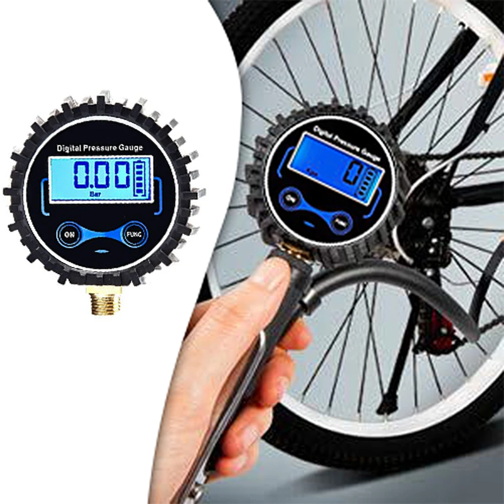Car Tire Pressure Gauge High Precision 0-200PSI Digital Pressure Gauge LCD large display with LED lighting For Car Motorcycl
Car Tire Pressure Gauge High Precision 0-200PSI Digital Pressure Gauge LCD large display with LED lighting For Car Motorcycl