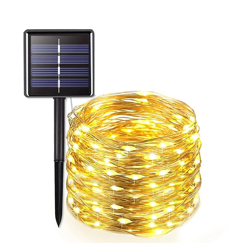 Solar Led Light Outdoor 12m 100LED / 5M 50LED Waterproof For Garden decoration Outdoor DIY Christmas Easy to install
Solar Led Light Outdoor 12m 100LED / 5M 50LED Waterproof For Garden decoration Outdoor DIY Christmas Easy to install