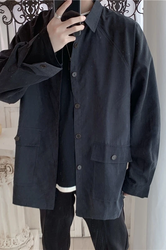 2020 Spring And Autumn New Youth Popular Solid Color Tooling Pocket Long-sleeved Shirt Fashion Casual Loose Wild Shirt M-XL
2020 Spring And Autumn New Youth Popular Solid Color Tooling Pocket Long-sleeved Shirt Fashion Casual Loose Wild Shirt M-XL