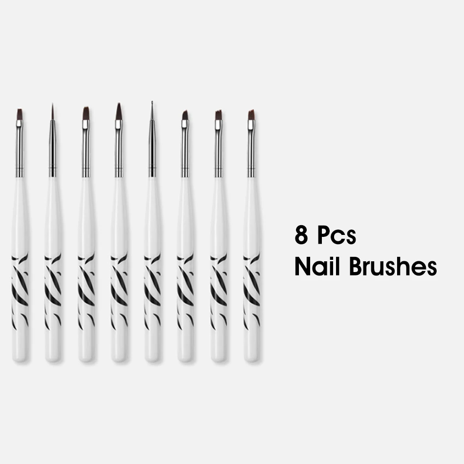 ROHWXY Acrylic Nail Brush For Nail Building Manicure Brush Set For Nail Art Design Tools UV Nail Gel Brush Pen For Dust Cleaning
ROHWXY Acrylic Nail Brush For Nail Building Manicure Brush Set For Nail Art Design Tools UV Nail Gel Brush Pen For Dust Cleaning