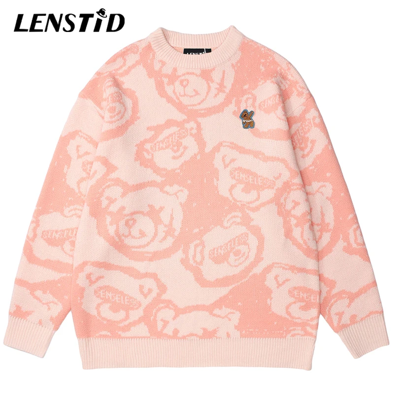Мужской трикотажный джемпер LENSTID в стиле хип-хоп, свитеры с надписью «Медведь», уличная одежда с полным принтом в стиле Харадзюку, осень 2021, н...
Мужской трикотажный джемпер LENSTID в стиле хип-хоп, свитеры с надписью «Медведь», уличная одежда с полным принтом в стиле Харадзюку, осень 2021, н...
