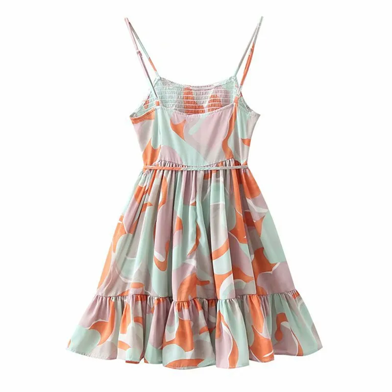 ummer Printing Sling Short Dress Casual High-waist Women Beach Dress Sexy Chic Female A-line 2021
ummer Printing Sling Short Dress Casual High-waist Women Beach Dress Sexy Chic Female A-line 2021
