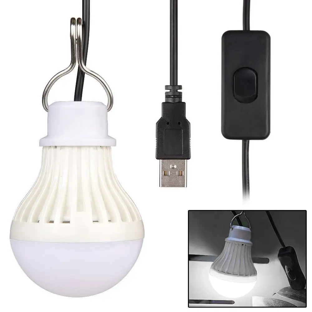 Camping Bulb USB Switch Night Lamp Flashlight Fishing Camping Lights Super Bright 5W Hiking Emergency Light Tent Bulb Outdoor
Camping Bulb USB Switch Night Lamp Flashlight Fishing Camping Lights Super Bright 5W Hiking Emergency Light Tent Bulb Outdoor