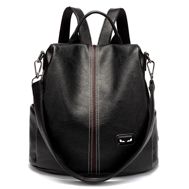 Backpack woman 2021 new fashion with soft leather large-capacity women's leisure backpack travel anti-theft bag 
Backpack woman 2021 new fashion with soft leather large-capacity women's leisure backpack travel anti-theft bag