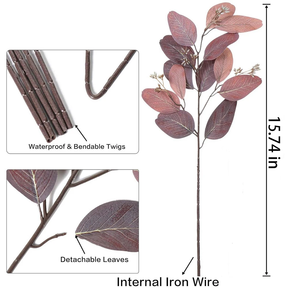 1pcs Artificial Eucalyptus Artificial Greeneryleaves Wreath DIY Wedding Home Decoration Bouquet Material Seeded Eucalyptus
1pcs Artificial Eucalyptus Artificial Greeneryleaves Wreath DIY Wedding Home Decoration Bouquet Material Seeded Eucalyptus