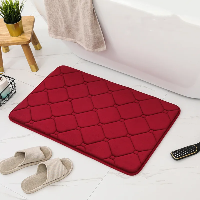 Inyahome Bath Room Floor Mats Rug Carpet Non Slip Velvet Thick Soft and Comfortable Water Absorbent Machine Washable Red Mint
Inyahome Bath Room Floor Mats Rug Carpet Non Slip Velvet Thick Soft and Comfortable Water Absorbent Machine Washable Red Mint