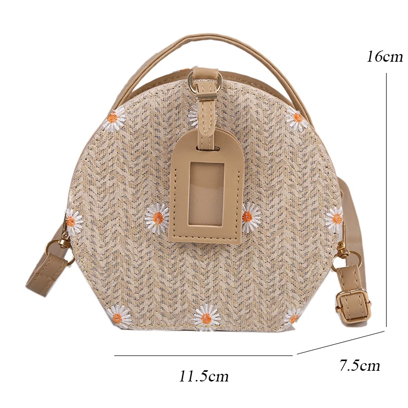 Round Nature Straw Bag Bolsos De Playa 2021 Fashion Beach Woven Bags Purses and Handbags Designer Luxury Shoulder Crossbody Bag
Round Nature Straw Bag Bolsos De Playa 2021 Fashion Beach Woven Bags Purses and Handbags Designer Luxury Shoulder Crossbody Bag