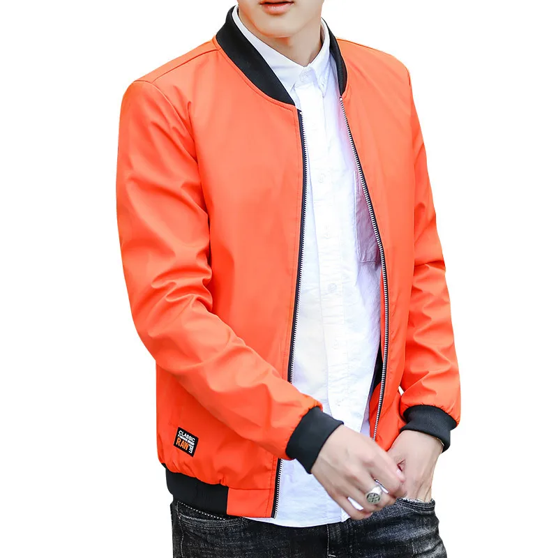 Spring Autumn Men Black Jackets and Coats Korean Casual Stand Collar Long Sleeve Bomber Jacket Men Solid Slim Baseball Jacket
Spring Autumn Men Black Jackets and Coats Korean Casual Stand Collar Long Sleeve Bomber Jacket Men Solid Slim Baseball Jacket