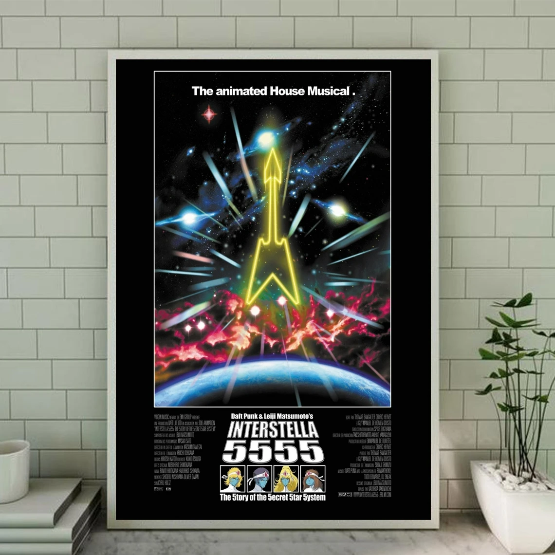 Interstella 5555 Music Anime Poster Prints And Unframed Canvas Prints Home Decoration Painting ( No Frame )
Interstella 5555 Music Anime Poster Prints And Unframed Canvas Prints Home Decoration Painting ( No Frame )