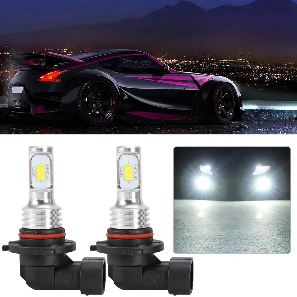 Hot Sale 2PCS DC12-24V H10 9145 80W 3570 2SMD 6000K Light Car Headlight Bulbs Super Bright Car Headlight
Hot Sale 2PCS DC12-24V H10 9145 80W 3570 2SMD 6000K Light Car Headlight Bulbs Super Bright Car Headlight