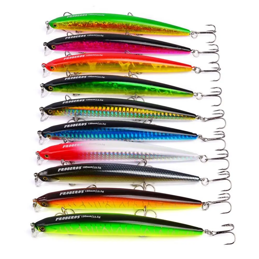75% Discounts Hot! 12.5cm Fishing Bait Artificial Minnow Lure Hard with Treble Hooks Fishing Tackle
75% Discounts Hot! 12.5cm Fishing Bait Artificial Minnow Lure Hard with Treble Hooks Fishing Tackle