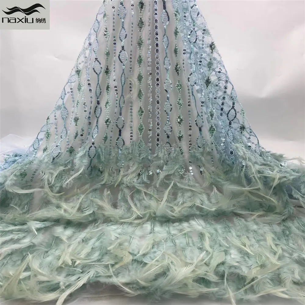 Madison African Beaded Lace Fabric 2021 High Quality Lace Embroidered 3D Feather Nigerian Bridal French Lace Fabric Sewing 
Madison African Beaded Lace Fabric 2021 High Quality Lace Embroidered 3D Feather Nigerian Bridal French Lace Fabric Sewing