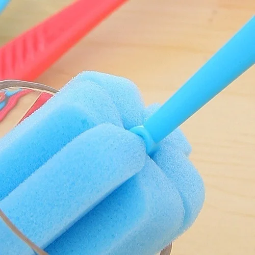 2pcs Kitchen Cleaning Tool Sponge Brush for Wineglass Bottle Coffe Tea Glass Cup color random
2pcs Kitchen Cleaning Tool Sponge Brush for Wineglass Bottle Coffe Tea Glass Cup color random