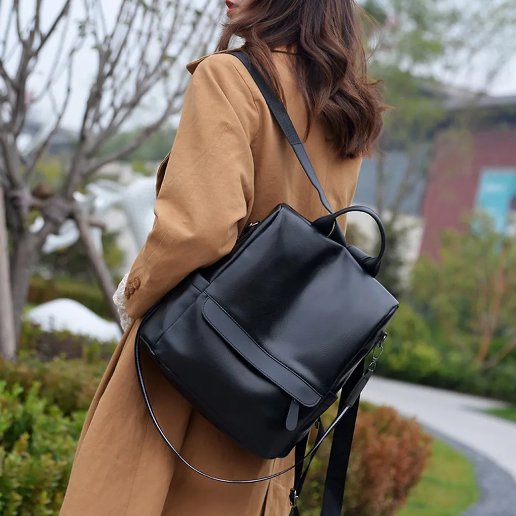 Large Capacity Backpacks Women 2019 New Ladies Fashion Solid Waterproof School Bag Tote Shoulder Backpack Bags rugtas dames
Large Capacity Backpacks Women 2019 New Ladies Fashion Solid Waterproof School Bag Tote Shoulder Backpack Bags rugtas dames