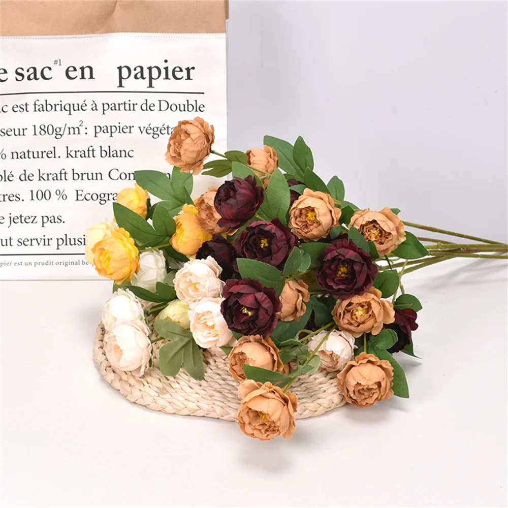 New 6 small peony artificial flowers for party DIY wedding family decoration outdoor decoration autumn decoration office decor
New 6 small peony artificial flowers for party DIY wedding family decoration outdoor decoration autumn decoration office decor