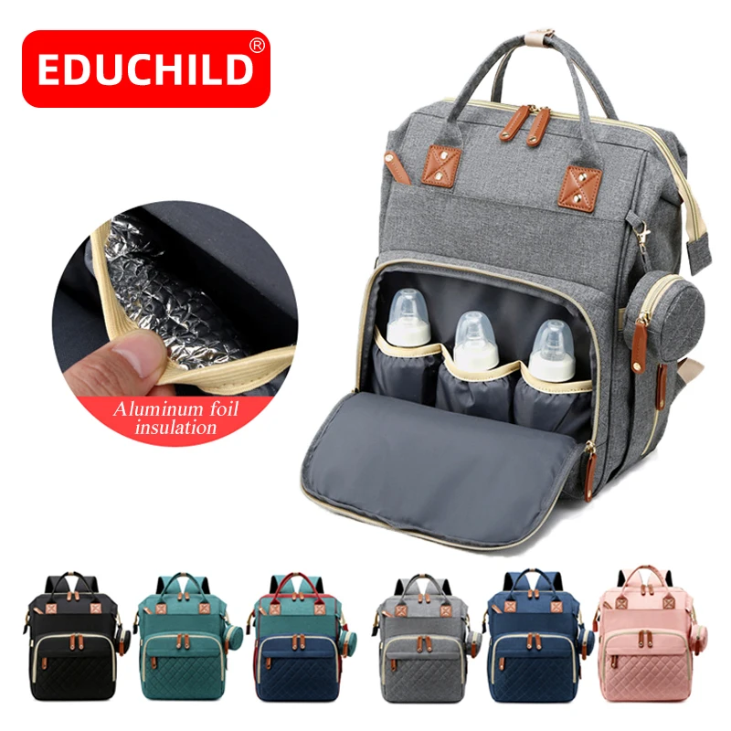 Многофункциональная сумка для мам Educhild, вместительная водонепроницаемая сумка для детских подгузников, уличный дорожный рюкзак, Портативн...
Многофункциональная сумка для мам Educhild, вместительная водонепроницаемая сумка для детских подгузников, уличный дорожный рюкзак, Портативн...