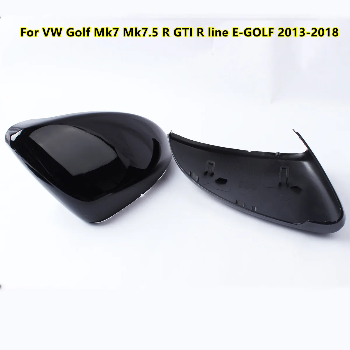 Pair Glossy Black Wing Side Rear View Door Mirrors Cover Cap Casing For VW Golf Mk7 Mk7.5 R GTI R line E-GOLF 2013-2018
Pair Glossy Black Wing Side Rear View Door Mirrors Cover Cap Casing For VW Golf Mk7 Mk7.5 R GTI R line E-GOLF 2013-2018