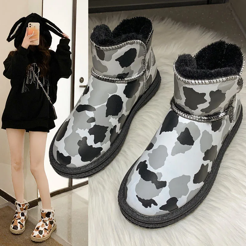 Snow boots women's short tube 2021 new winter snow shoes with fleece and thick bread shoes non-slip warm women's boots
Snow boots women's short tube 2021 new winter snow shoes with fleece and thick bread shoes non-slip warm women's boots