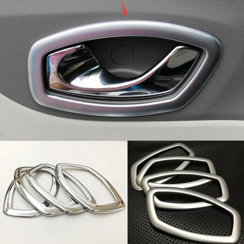 For Lada Xray Renault Captur Clio 4 2013-2017 accessories ABS Chrome Car inner door Bowl protector frame Cover trim Car styling
For Lada Xray Renault Captur Clio 4 2013-2017 accessories ABS Chrome Car inner door Bowl protector frame Cover trim Car styling