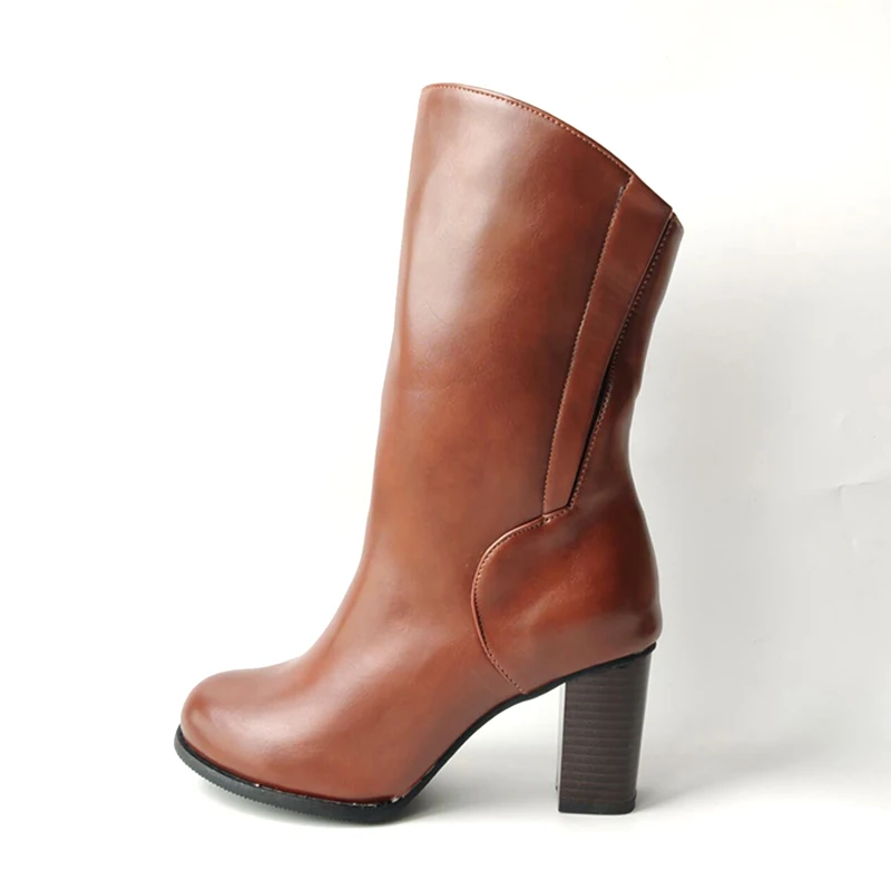 2020 spring and autumn thick heel pu material women's boots fashion straight calf women's boots 2020 trend new
2020 spring and autumn thick heel pu material women's boots fashion straight calf women's boots 2020 trend new