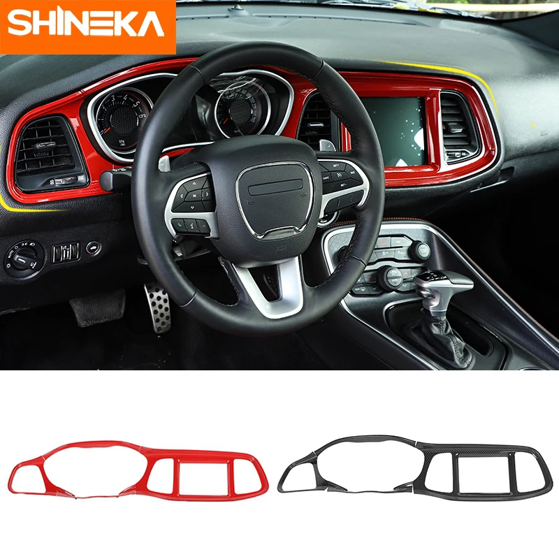Декоративная крышка SHINEKA для панели инструментов в центре управления Dodge Challenger 2015