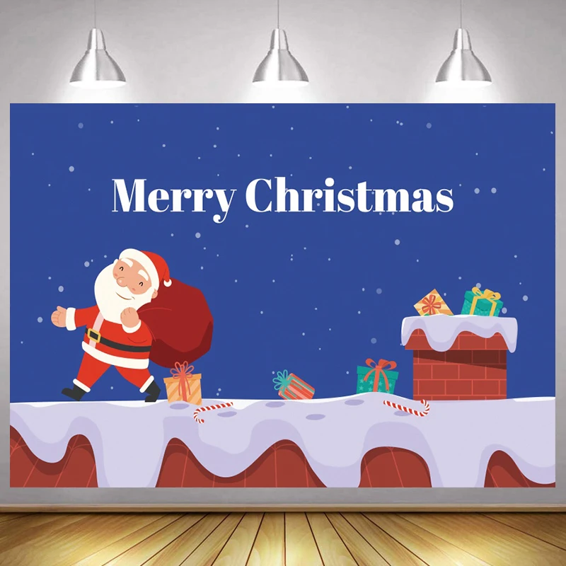 Merry Christmas Decoration Cartoon Starry Sky Santa Claus with Gifts Fireplace Photo Backdrop Wall Hanging Wallpaper Background
Merry Christmas Decoration Cartoon Starry Sky Santa Claus with Gifts Fireplace Photo Backdrop Wall Hanging Wallpaper Background