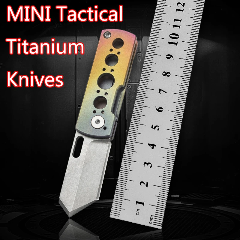 SUZAKU EDC Made Mini Multifunction Pocket Knife ZQ605 Titanium Handle Micro D2 Blade Camping Emergency Tools Christmas Gifts
SUZAKU EDC Made Mini Multifunction Pocket Knife ZQ605 Titanium Handle Micro D2 Blade Camping Emergency Tools Christmas Gifts