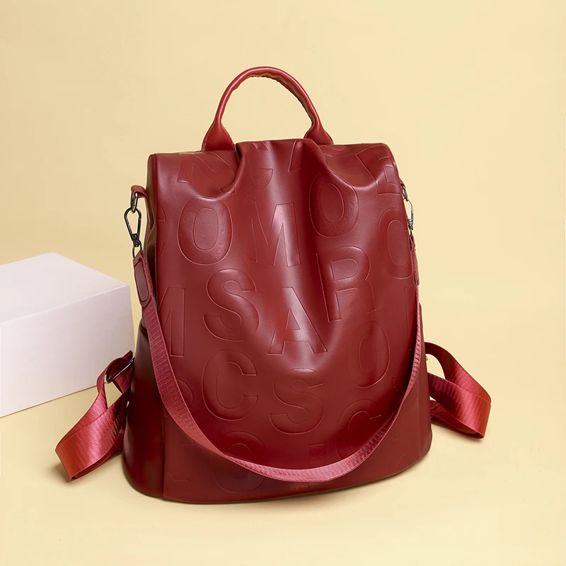 Anti-theft Women Backpack Fashion Letter Printed Shoulder School Bag For Girls Large Capacity School Backpack Travel Bookbag
Anti-theft Women Backpack Fashion Letter Printed Shoulder School Bag For Girls Large Capacity School Backpack Travel Bookbag