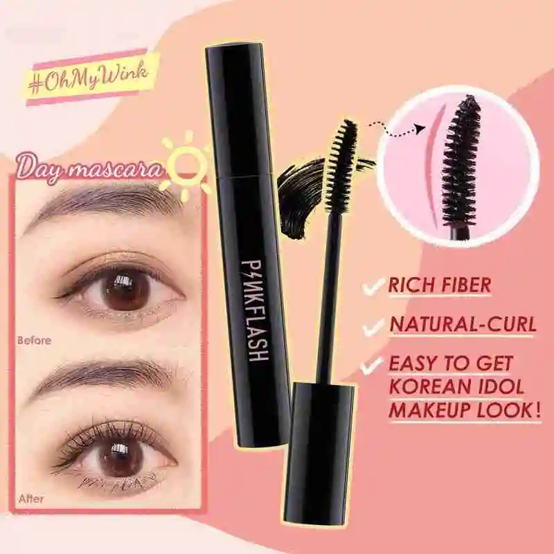Mascara Day Night Lengthening Volume Waterproof pigment Fiber-filled Mascara makeup Micro-curl Natural D4P1
Mascara Day Night Lengthening Volume Waterproof pigment Fiber-filled Mascara makeup Micro-curl Natural D4P1