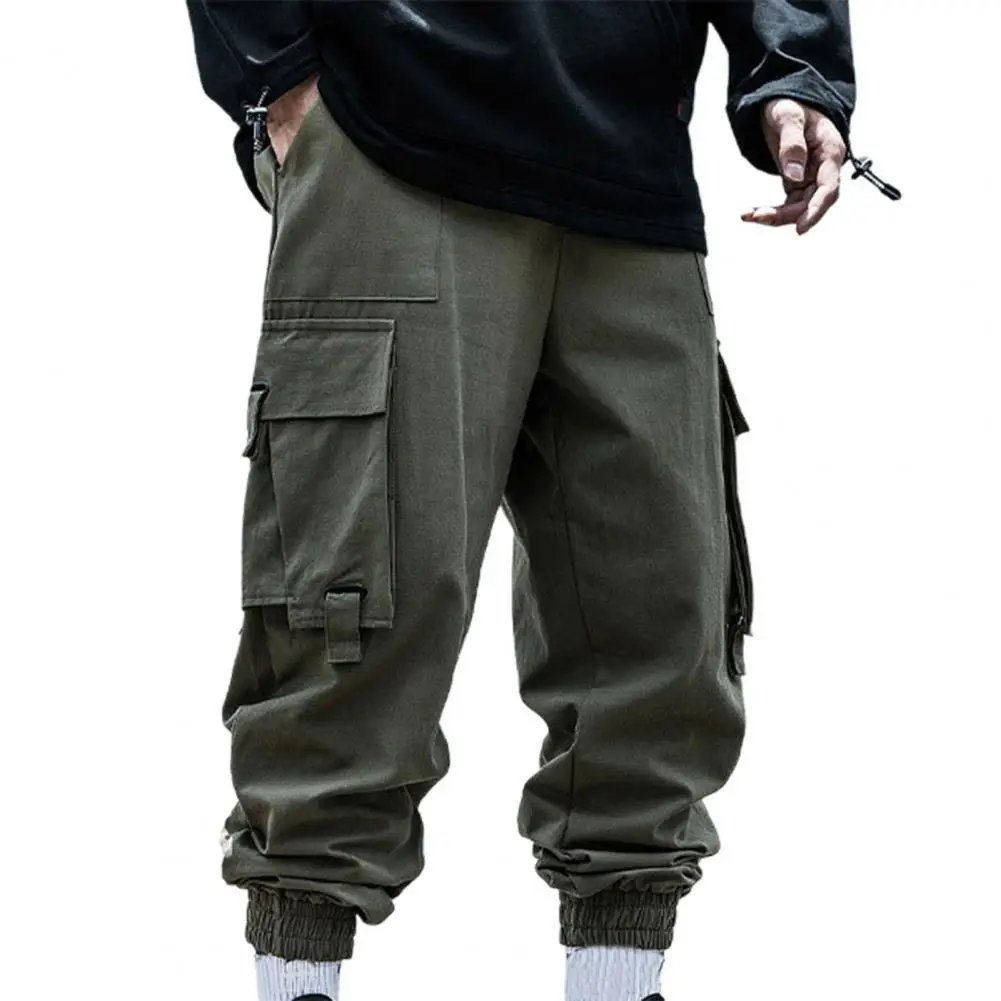Cargo Pants Trousers for Men Solid Color Multi Pockets Ankle Banded Biker Spring Harem Casual Pant for School Outwear
Cargo Pants Trousers for Men Solid Color Multi Pockets Ankle Banded Biker Spring Harem Casual Pant for School Outwear