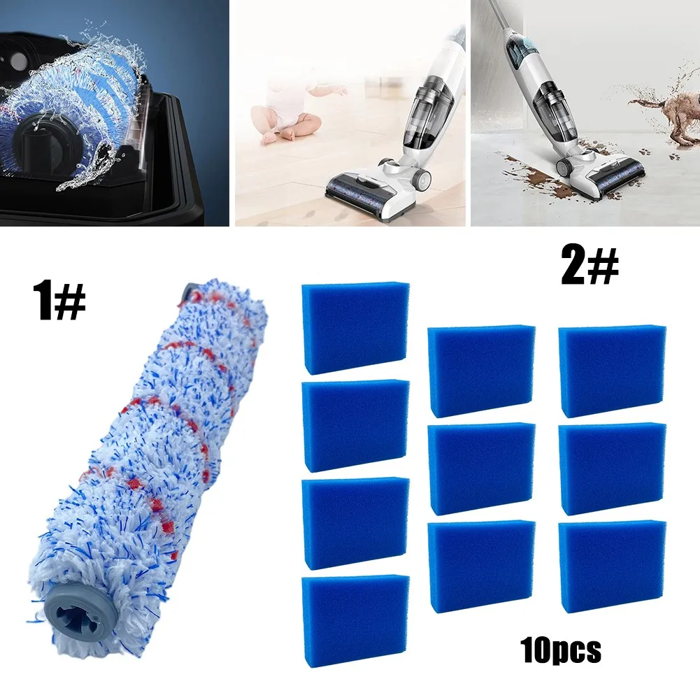 Roller Brush & Filter Sponges For Tineco IFloor HF10E-01 Vacuum Cleaner And Mop Accessories Home Cleaning Tools Spare Parts
Roller Brush & Filter Sponges For Tineco IFloor HF10E-01 Vacuum Cleaner And Mop Accessories Home Cleaning Tools Spare Parts