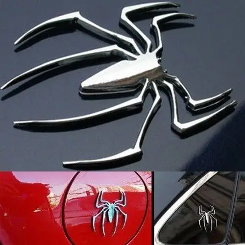 3D Car Stickers Universal Metal Spider Shape Emblem Chrome 3D Car Truck Motor Decal Sticker
3D Car Stickers Universal Metal Spider Shape Emblem Chrome 3D Car Truck Motor Decal Sticker