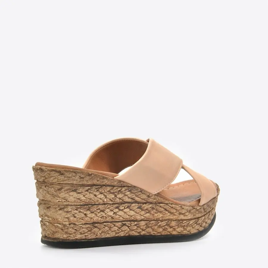 Mink Shoes Women Beige Slippers Vzn20-083Y