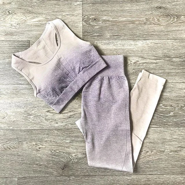 2pcs Yoga Sets Fashion Women Gym Clothes Gradient Sexy Bra Vest Shorts Pants High Elastic Workout Clothes S/M/L Yoga Suit
2pcs Yoga Sets Fashion Women Gym Clothes Gradient Sexy Bra Vest Shorts Pants High Elastic Workout Clothes S/M/L Yoga Suit