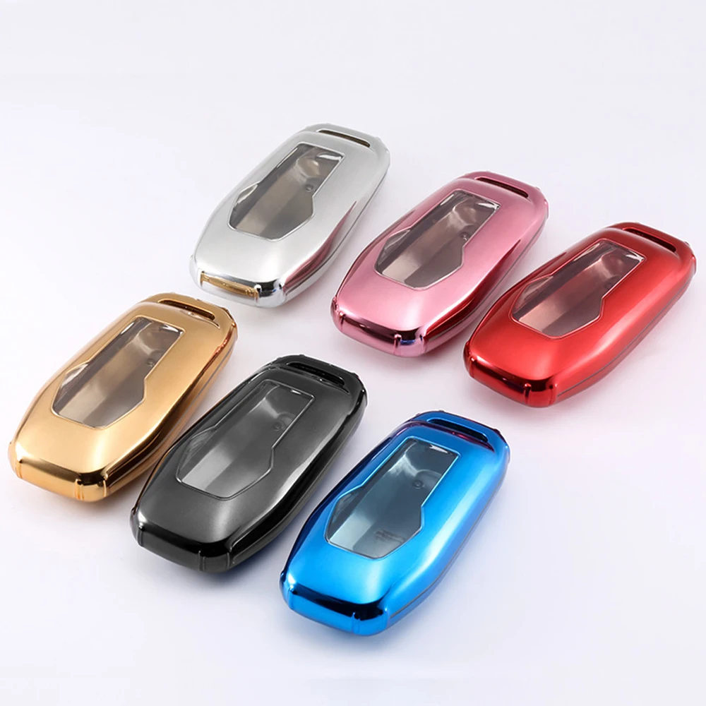 

Soft TPU Car Remote Key Case Full Cover For Ford MK3 MK4 MK5 Fiesta Ecosport Kuga Explorer Edge Mustang 3 4 ST Mondeo Key Holder