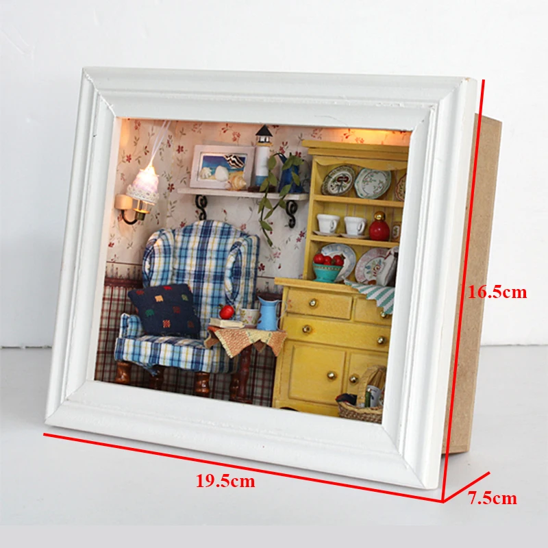 Doll House Wooden Frame Miniature Dollhouse with Furniture Kits DIY House Model Assemble Craft Toys for Children Birthday Gift
Doll House Wooden Frame Miniature Dollhouse with Furniture Kits DIY House Model Assemble Craft Toys for Children Birthday Gift