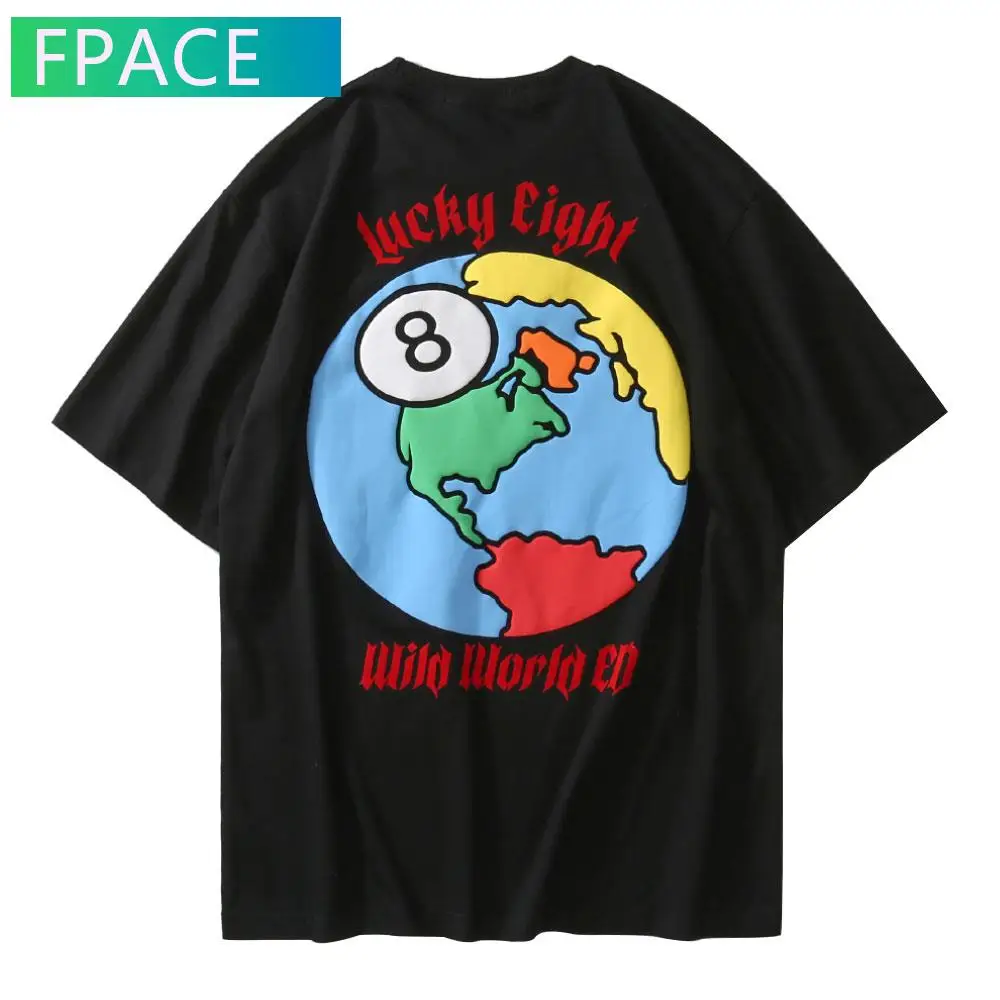 FPACE Tees Shirt Summer Men Streetwear Harajuku Earth Map Print Short Sleeve T-Shirts Cotton Casual Hip Hop Loose Tshirt Tops
FPACE Tees Shirt Summer Men Streetwear Harajuku Earth Map Print Short Sleeve T-Shirts Cotton Casual Hip Hop Loose Tshirt Tops