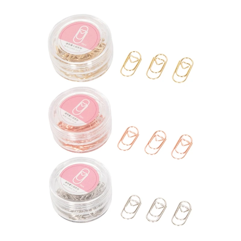 30 шт., многофункциональный металлический зажим для бумаги в форме сердца 
30 шт., многофункциональный металлический зажим для бумаги в форме сердца