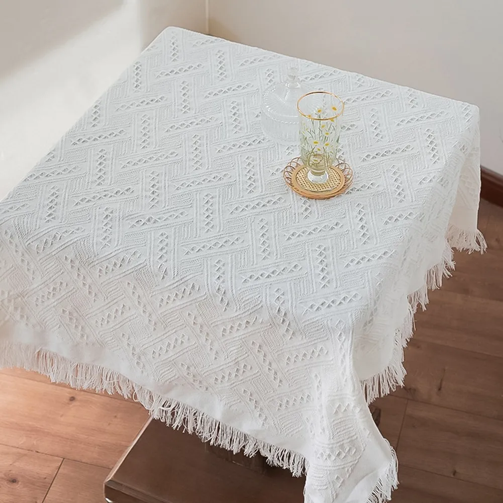 White Stereo Pattern Table Cloths Cotton Coffee Table Cloth Party Tablecloth Rectangular Banquet Wedding Dustproof Cover Cloth
White Stereo Pattern Table Cloths Cotton Coffee Table Cloth Party Tablecloth Rectangular Banquet Wedding Dustproof Cover Cloth