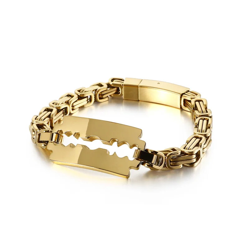 HAOLYNJOY Bulgaria Gold Byzantine Chain Bracelet Men 22cm 4 Color Stainless Steel Hollow Charm Wristband Jewellry
HAOLYNJOY Bulgaria Gold Byzantine Chain Bracelet Men 22cm 4 Color Stainless Steel Hollow Charm Wristband Jewellry