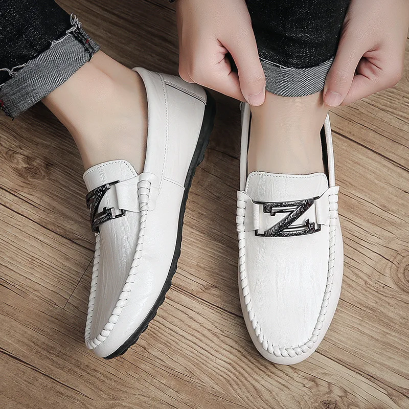 Driving Loafers Men Slip On Lightweight Luxury Brand Italian Style Leather Men Loafers Flat Classic Zapatos De Cuero De Hombre 
Driving Loafers Men Slip On Lightweight Luxury Brand Italian Style Leather Men Loafers Flat Classic Zapatos De Cuero De Hombre